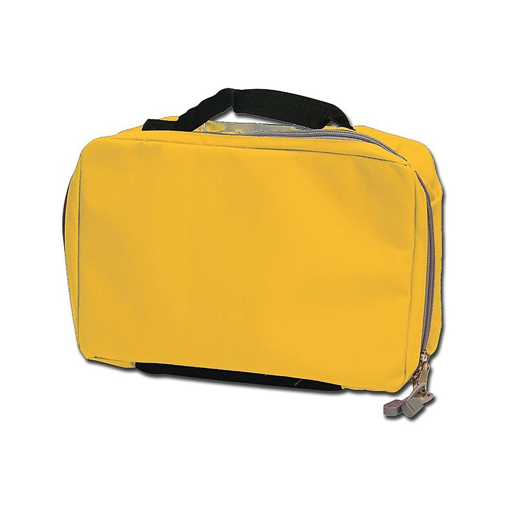 Pochette de rangement avec poignée, jaune, 29x19x11cm