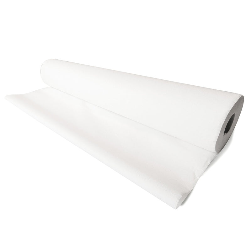 Drap d'examen gaufré grande largeur - 67 x 34cm - Carton de 6 rouleaux