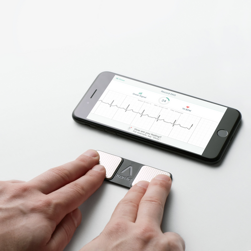 ECG connecté KardiaMobile 1 et 6 dérivations - Omron