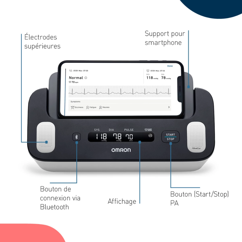 Tensiomètre et moniteur ECG Omron Complete