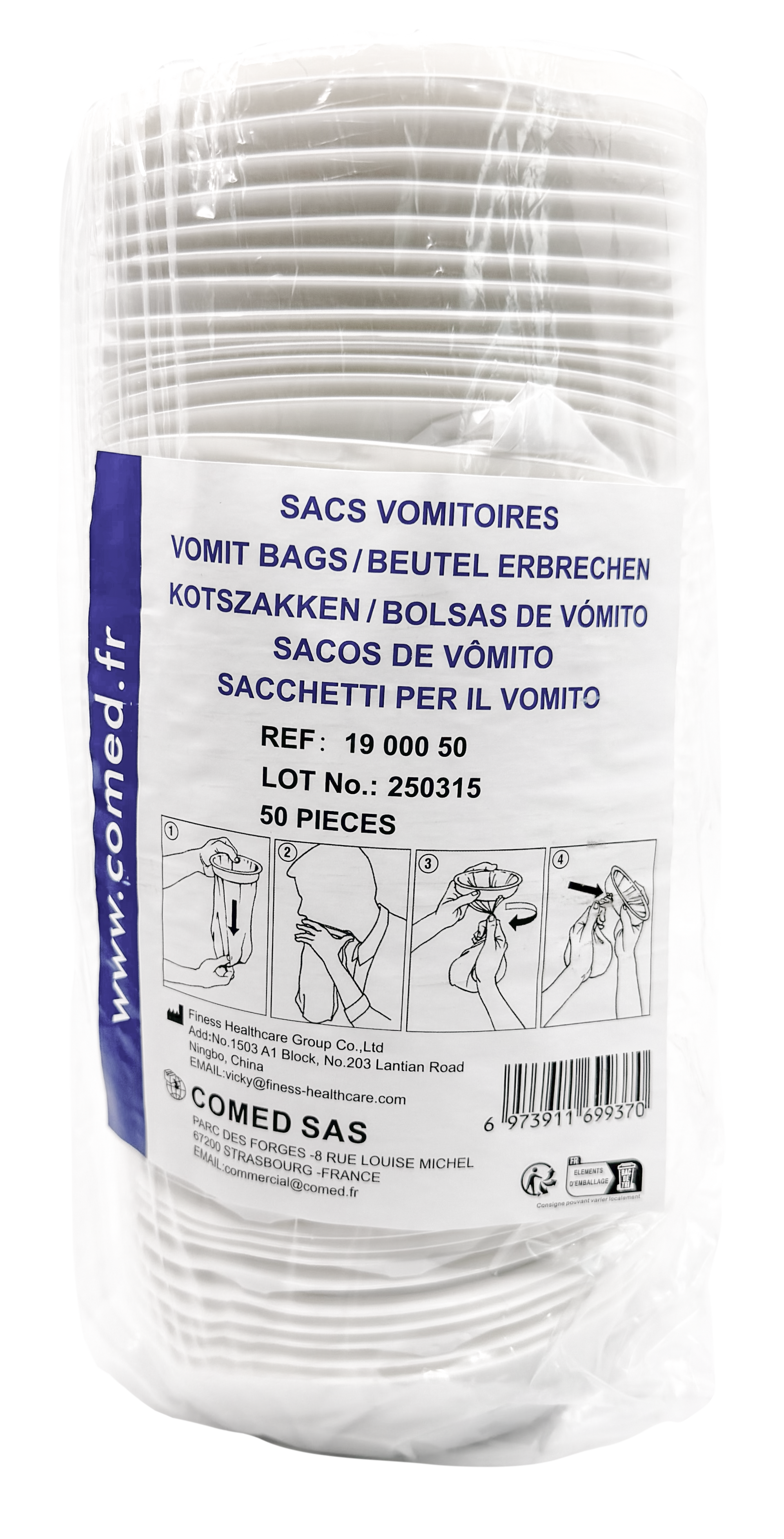 Sac vomitoire - Pack de 50