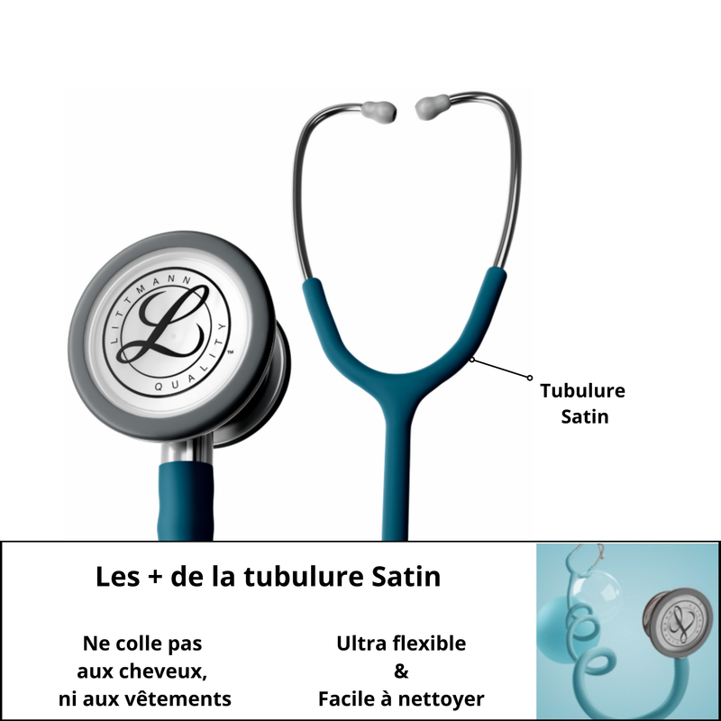 Stéthoscope 3M™ Littmann® Classic III™ - Tubulure Satin