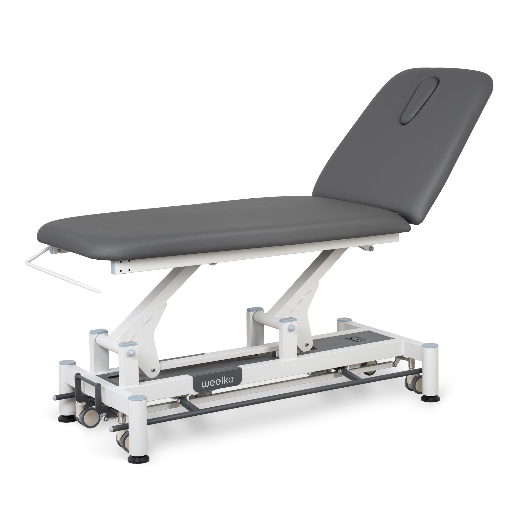 Table de massage électrique 2 plans CORE, proclive - déclive, roues et cadre de commande