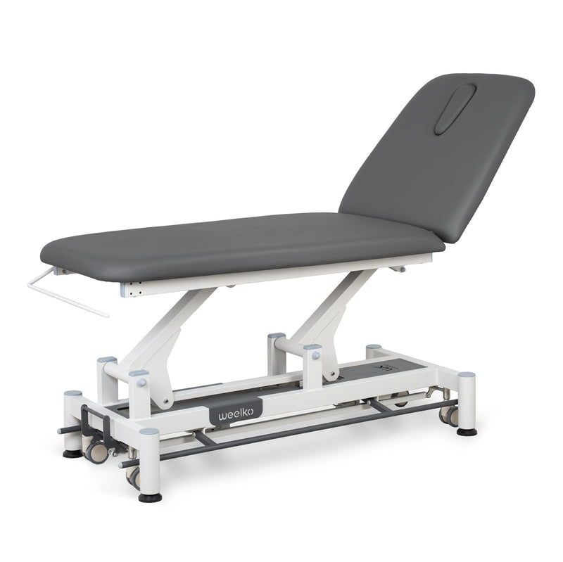 Table de massage électrique 2 plans CORE, proclive - déclive, roues et cadre de commande