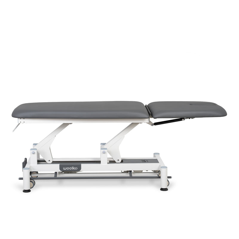 Table de massage électrique 2 plans CORE, proclive - déclive, roues et cadre de commande