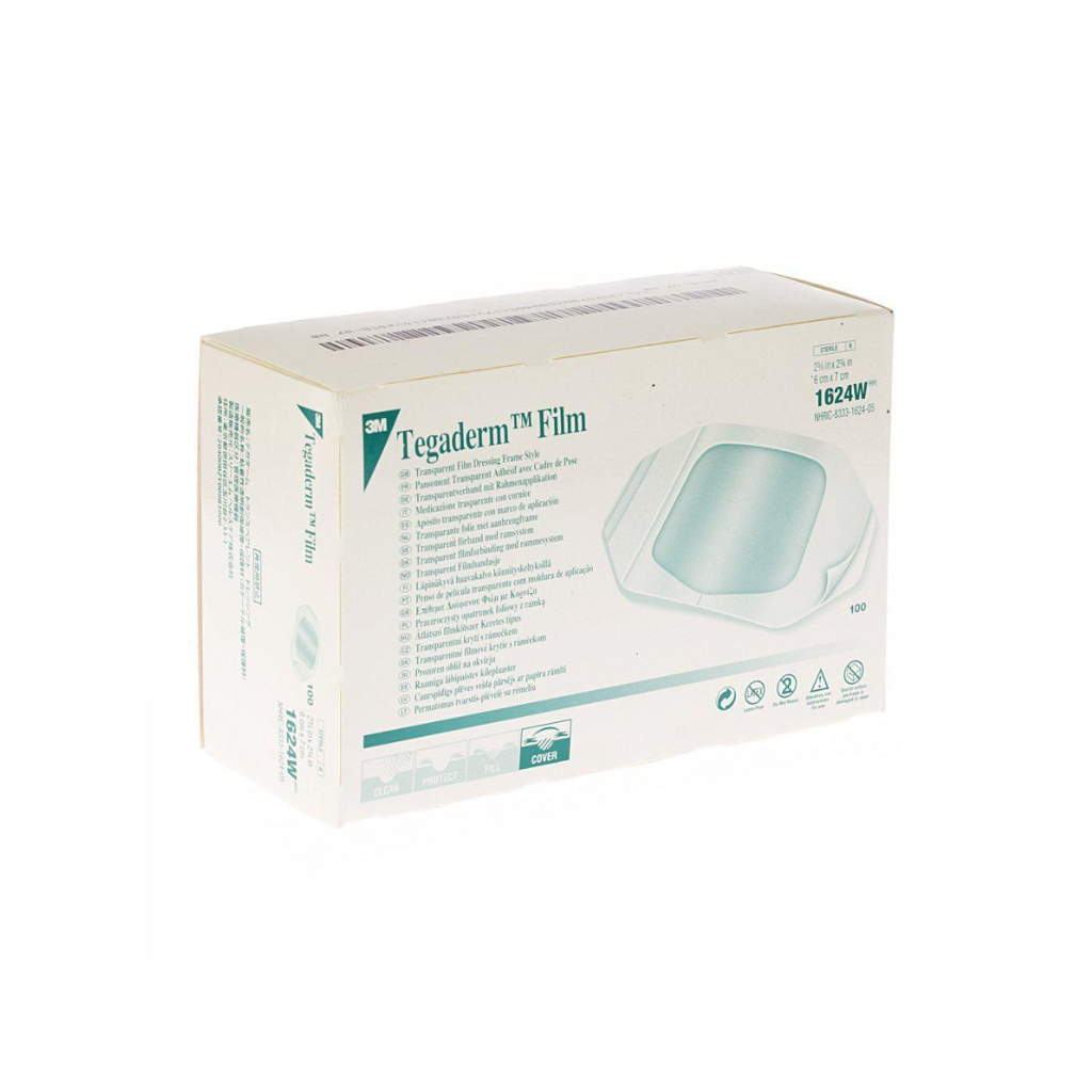 Pansement adhésif stérile transparent 3M™ Tegaderm™ Film