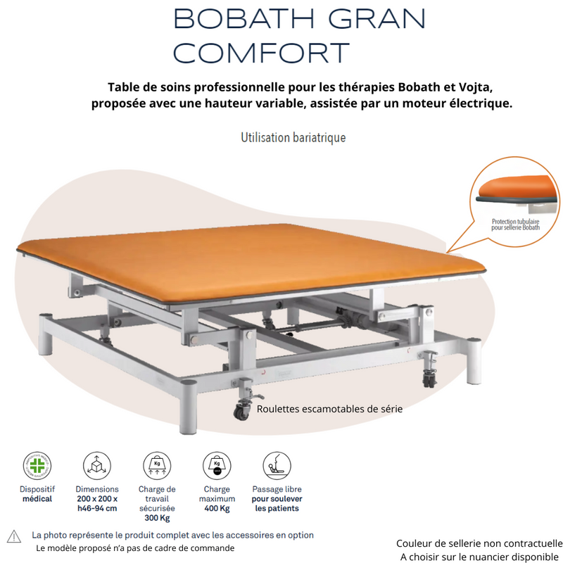 Table Bobath électrique “Gran Comfort” 200 cm x 200 cm Ferrox