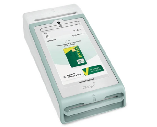 Lecteur de carte vitale PC/SC trifente - Sans contact NFC - QR code PRIUM PRO +