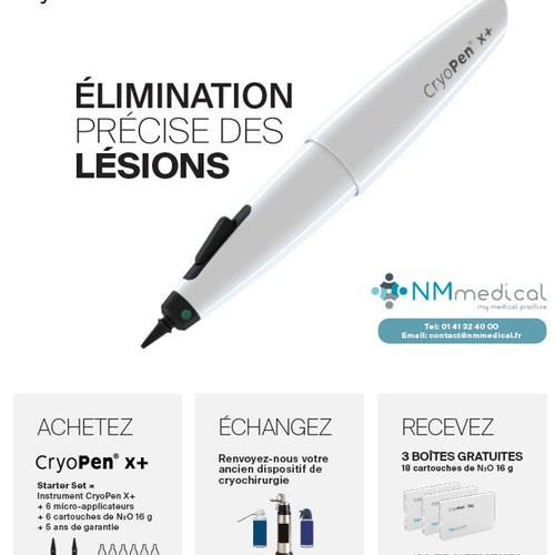 CryoPen X+ Appareil de cryothérapie avec protoxyde d'azote