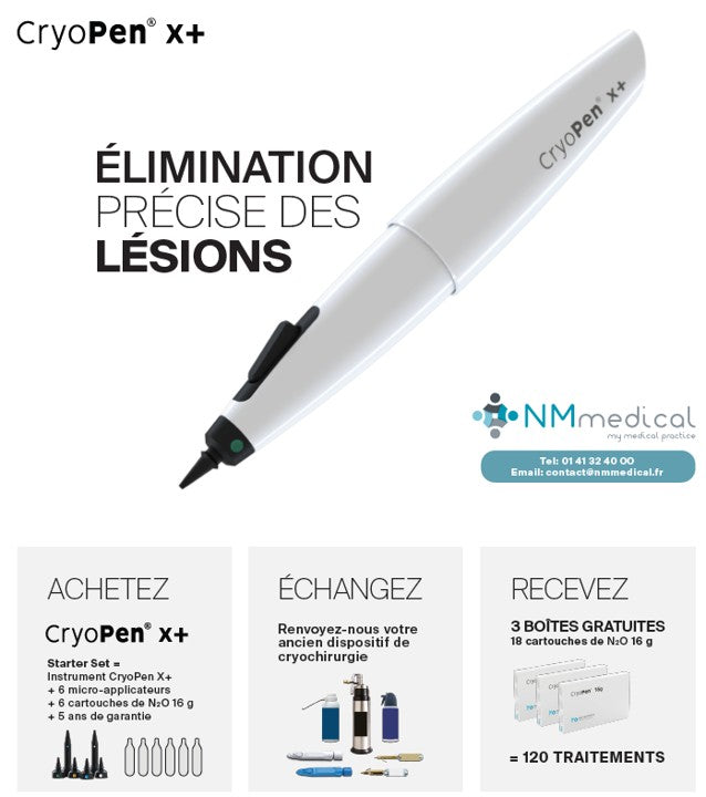 CryoPen X+ Appareil de cryothérapie avec protoxyde d'azote