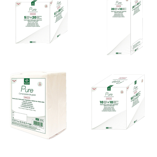Compresses de gaze stériles LCH - Double emballage