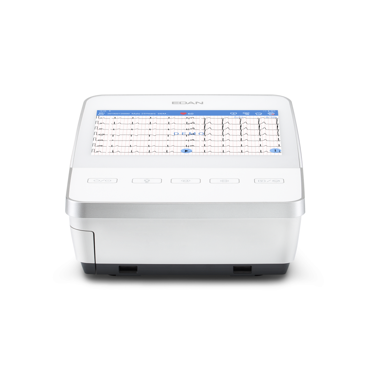 ECG EDAN SE-1200 Pro 12 pistes, tactile avec imprimante