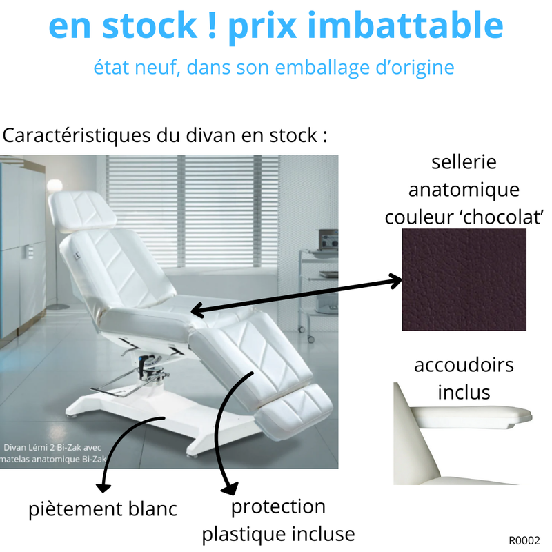 Divan Hydraulique Lemi 2 Bi-Zak Multi-spécialité