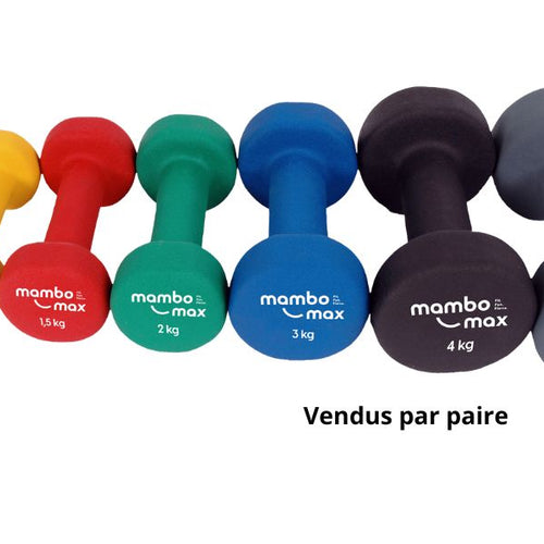 Paire d'haltères PVC courts