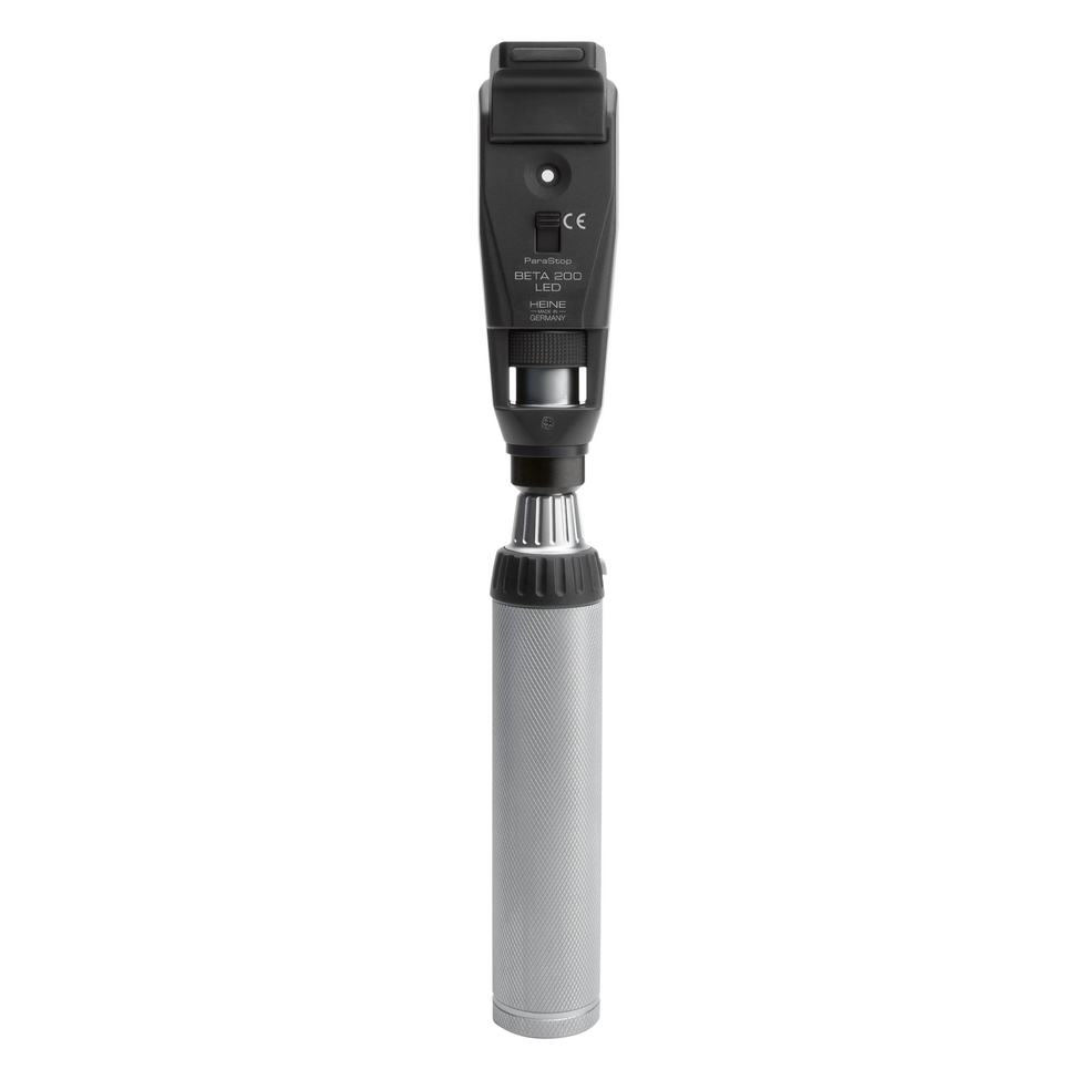 Ophtalmoscope et Skiascope à fente HEINE BETA200S/200 LED, poignée rechargeable, câble USB et bloc d'alimentation