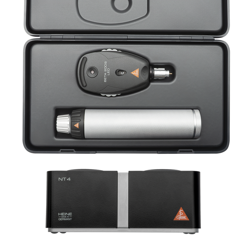 Ophtalmoscope HEINE BETA200S LED rechargeable et chargeur de table NT4