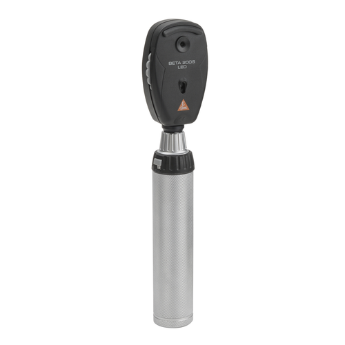 Ophtalmoscope et Skiascope à fente HEINE BETA200S/200 LED, poignée rechargeable, câble USB et bloc d'alimentation