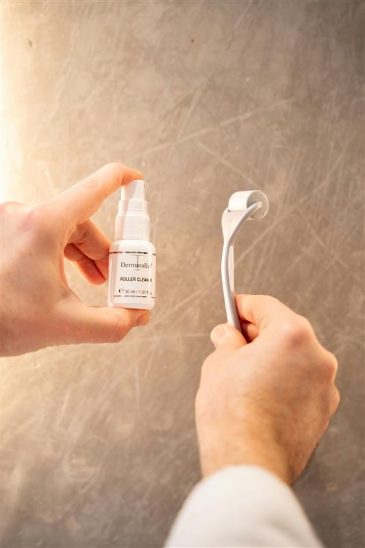 Dermaroller microneedling et nettoyant
