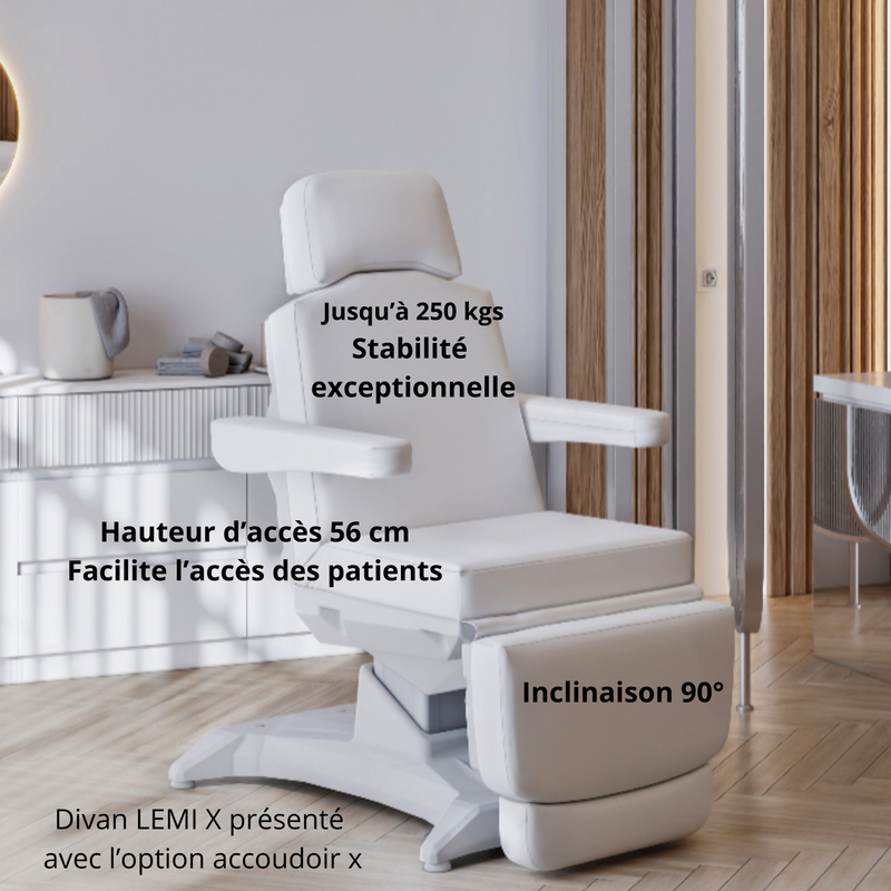 Divan d'examen électrique 4 moteurs LEMI X
