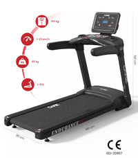 Tapis de course professionnel 22 kmh ENDURANCE CARE