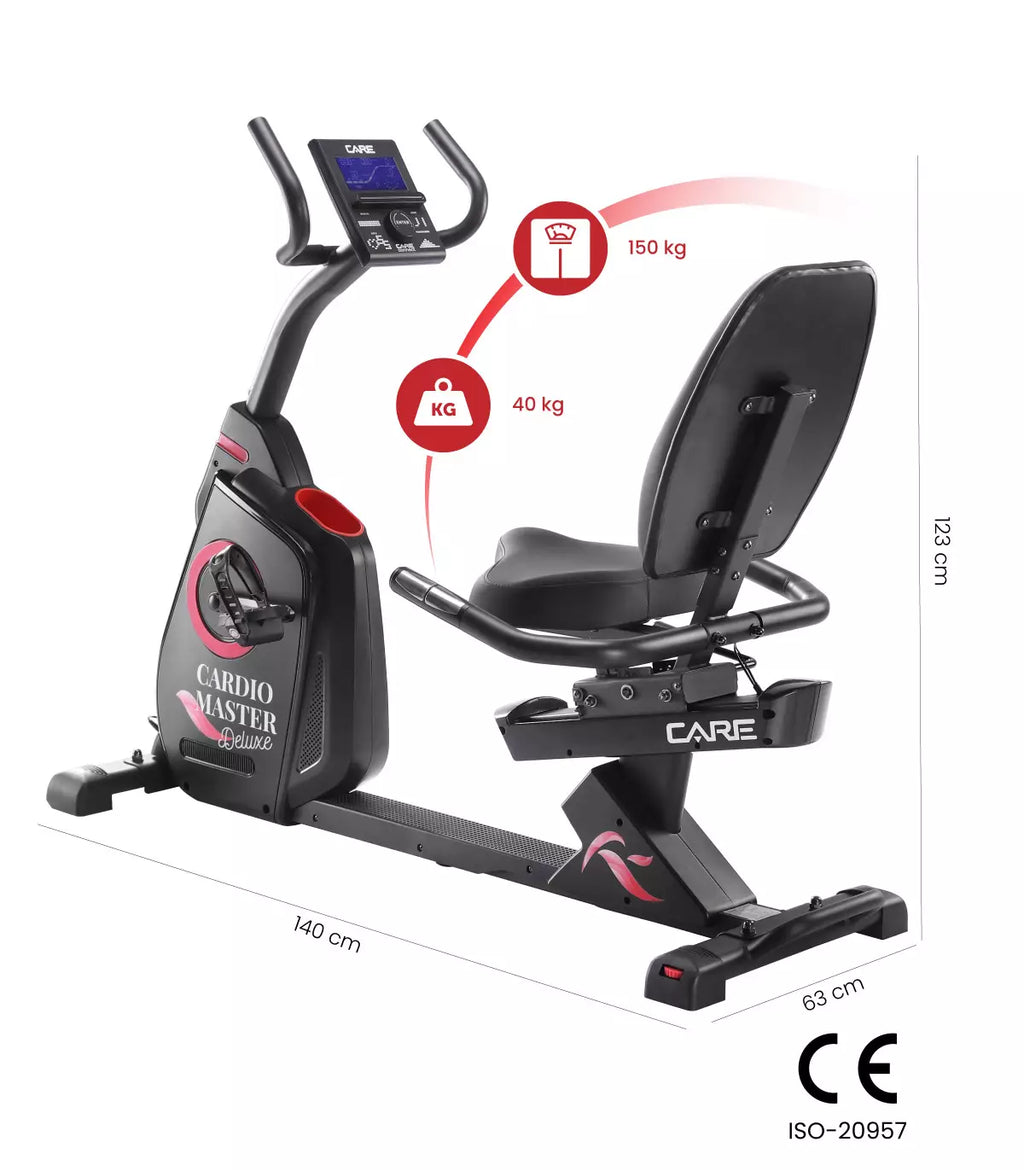 Vélo semi allongé CARDIO MASTER DELUXE CARE