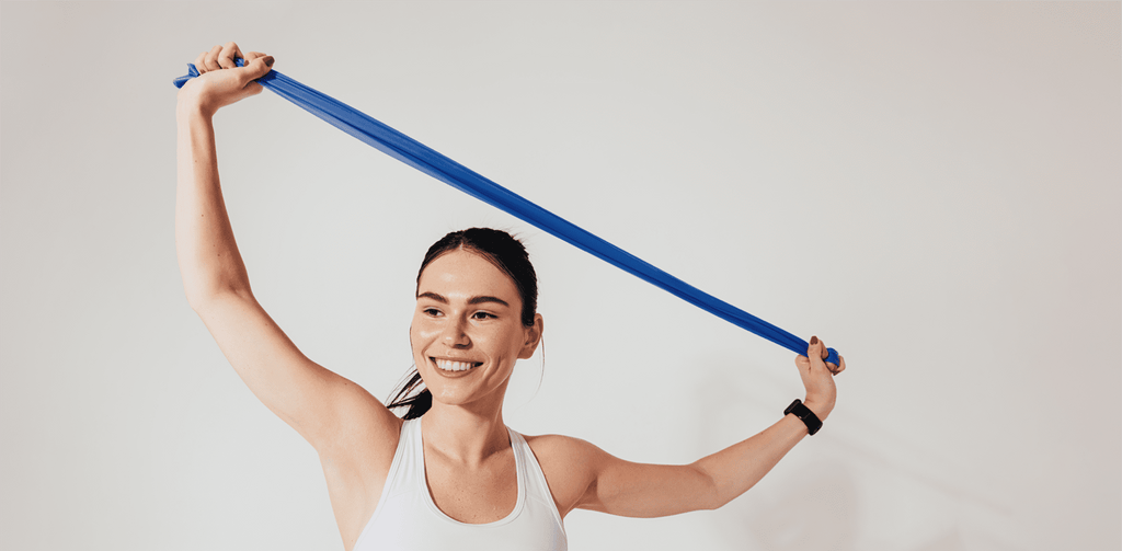 Bandes de résistance en latex - Lot de 5 bandes 2,50 m